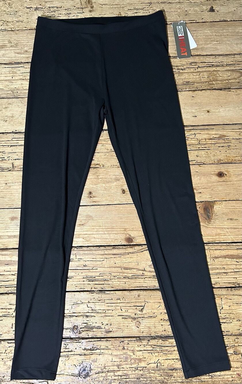 32 Degrees Heat Women’s Size M Black Base Layer Leggings - NWT